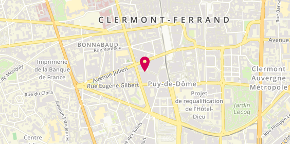 Plan de Résidence Les Volcans, 7 Rue Giscard de la Tour Fondue, 63000 Clermont-Ferrand