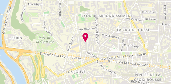 Plan de Résidence Croix Rousse, 19 Rue Philibert Roussy, 69004 Lyon