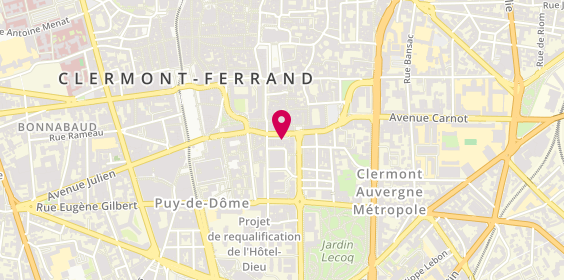 Plan de Domusvi Domicile 63, 14 Pl. Hippolyte Renoux, 63000 Clermont-Ferrand