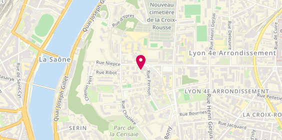 Plan de Mapad Colline de la Soie, 107 Rue Jacques-Louis Hénon, 69004 Lyon