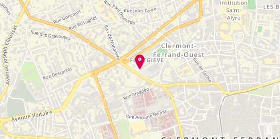Plan de Foyer Logement Alexandre Varenne, 100 Rue Fontgiève, 63000 Clermont-Ferrand