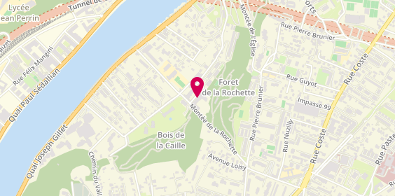 Plan de Ehpad la Rochette, 71 Rue de la Saône, 69300 Caluire-et-Cuire
