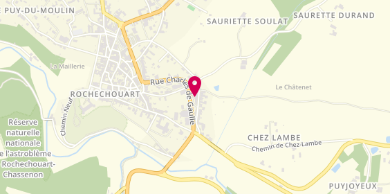 Plan de E.H.P.A.D Residence du Chatenet, 15 Rue Charles de Gaulle, 87600 Rochechouart