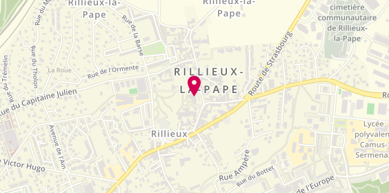 Plan de Residence Vermeil, 17 Rue République, 69140 Rillieux-la-Pape
