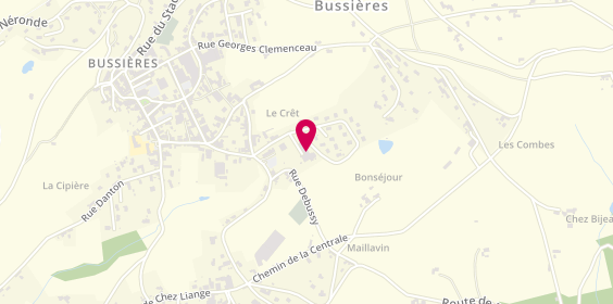 Plan de Maison de Retraite de Bussieres, Rue Aristide Briand, 42510 Bussières