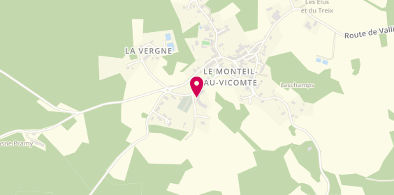 Plan de Residence Senior Clairefontaine, 5 Rue du 8 Mai, 23460 Le Monteil-au-Vicomte