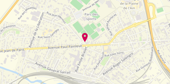 Plan de Résidence l'Ambarroise, 58 avenue Paul Painlevé, 01500 Ambérieu-en-Bugey