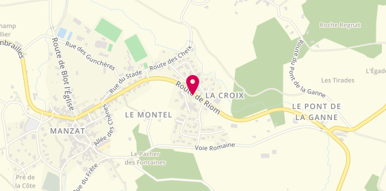 Plan de EHPAD le Montel, 35 Route Riom, 63410 Manzat