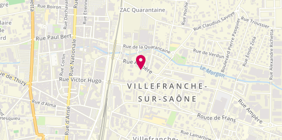 Plan de Résidence Pierre de Beaujeu, 187 Rue Pierre Berthier, 69400 Villefranche-sur-Saône