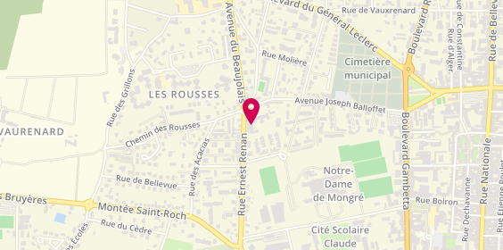 Plan de Résidence Montaigu, 436 Rue Ernest Renan, 69400 Villefranche-sur-Saône