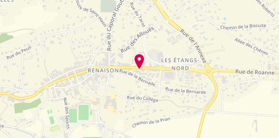 Plan de Residence Les Morelles, 200 Rue Robert Barathon, 42370 Renaison