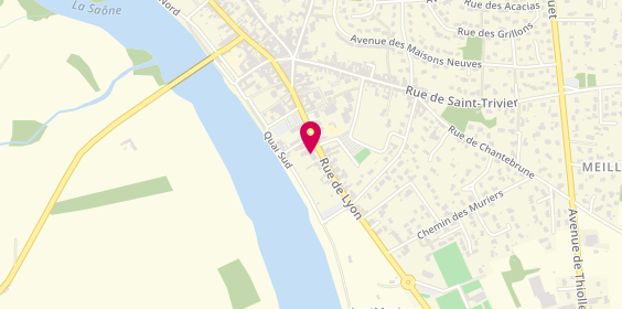 Plan de Ehpad la Rivière d'Argent, 72 Rue de Lyon, 01090 Montmerle-sur-Saône