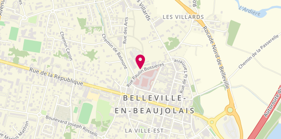 Plan de Ehpad, Rue Paulin Bussières, 69220 Belleville
