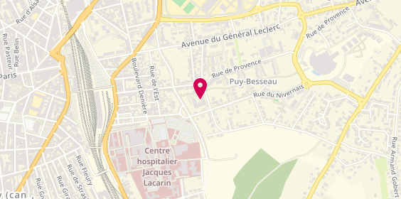 Plan de Le Puy Besseau, 85 avenue de Puy Besseau, 03300 Cusset