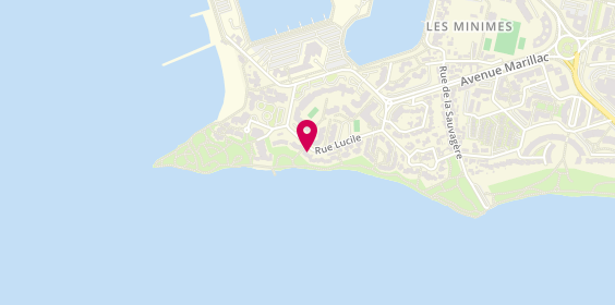 Plan de Ehpad Residence Les Minimes, 2 Rue Lucile, 17000 La Rochelle