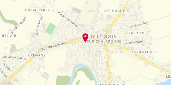 Plan de Marpa de Saint Didier Sur Chalaronne, Mairie
1 Place de la Fontaine, 01140 Saint-Didier-sur-Chalaronne