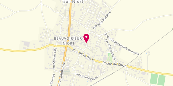 Plan de Ehpad Fondation Heloise Dupond, 275 Rue Plantis, 79360 Beauvoir-sur-Niort