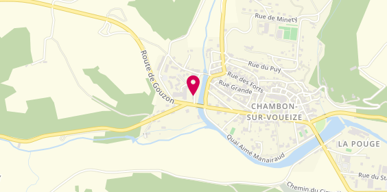 Plan de Le Chant des Rivières EHPAD, Rue Germeau Barailon, 23170 Chambon-sur-Voueize