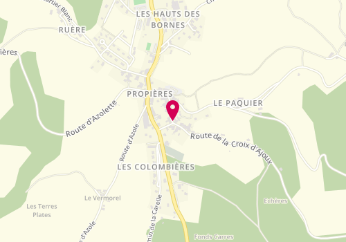 Plan de Résidence la Roche d'Ajoux, Le Bourg, 69790 Propières