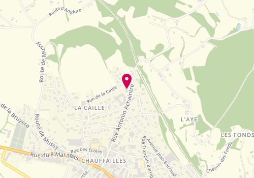 Plan de Residence le Belvedere, 55 Rue Antonin Achaintre, 71170 Chauffailles