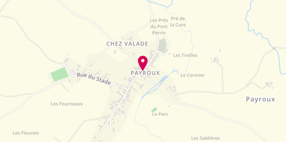 Plan de Residence des Cedres Maison de Retraite, 8 Place du Général de Gaulle, 86350 Payroux