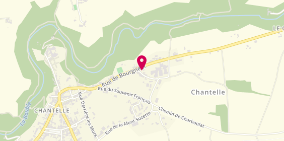 Plan de EHPAD de Chantelle, 18 place de la Chaume, 03140 Chantelle