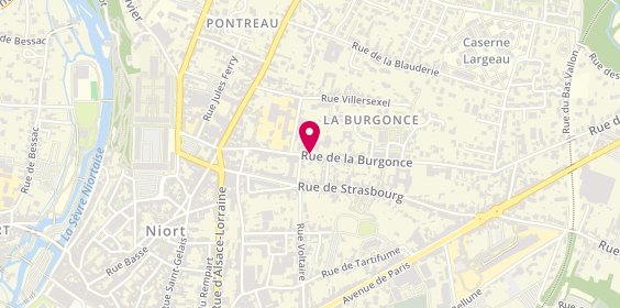 Plan de Résidence l'Angélique, 43-45
Rue de la Burgonce, 79000 Niort