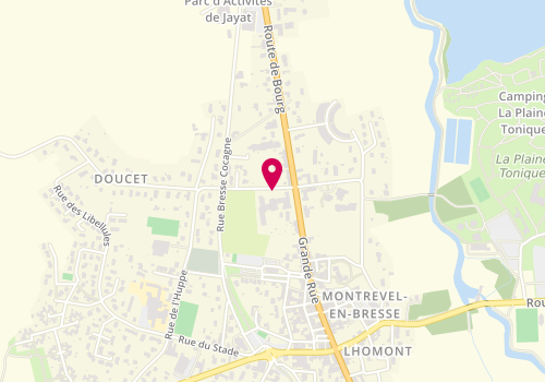 Plan de Maison de retraite de Montrevel, 57 Rue Hôpital, 01340 Montrevel-en-Bresse