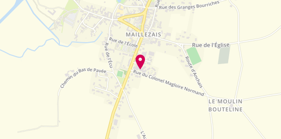 Plan de Ehpad Multisite le Marais - Residence Julie Boeuf, 12 impasse Julie Boeuf, 85420 Maillezais