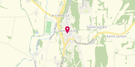 Plan de Ehpad Site Saint-Julien, Rue Lezay Marnezia, 39320 Saint-Julien