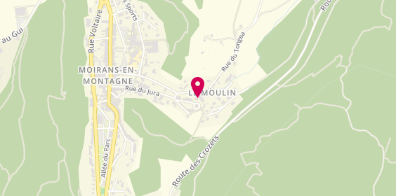 Plan de Résidence du Moulin, 4 Rue du Moulin, 39260 Moirans-en-Montagne