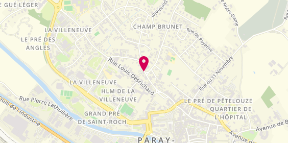 Plan de Résidence le Clos des Lys, 1 Rue Parmentier 71600 Paray le Monial, 71600 Paray-le-Monial