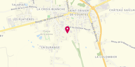 Plan de Résidence Docteur Perret, 17 Route de Servignat, 01560 Saint-Trivier-de-Courtes