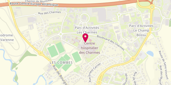 Plan de Les Jardins de Cybèle, Zone Aménagement Les Charmes Boulevard Combes, 71600 Paray-le-Monial