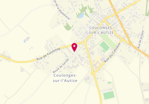 Plan de Village Retraite Alienor d'Aquitaine, 6 Route de Serzay, 79160 Coulonges-sur-l'Autize