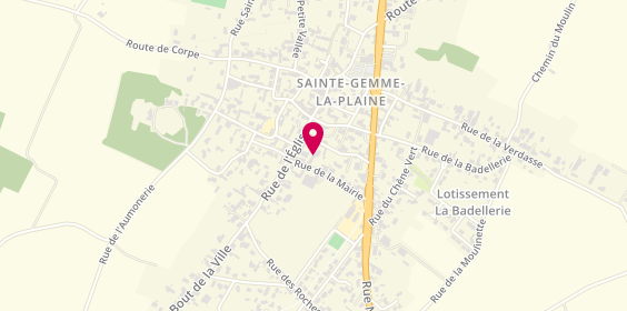 Plan de Maison Retraite Sainte Famille, 18 Rue de l'Église, 85400 Sainte-Gemme-la-Plaine