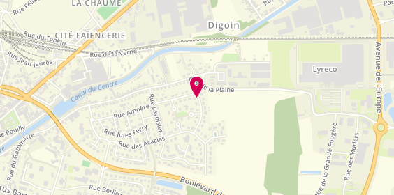 Plan de Residence Digoin la Fougeraie, Fougeraie 2 Rue Acacias, 71160 Digoin