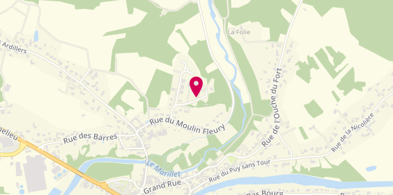 Plan de Ehpad Les Ardillers, 9 Rue Fief du Bois, 85320 Mareuil-sur-Lay-Dissais