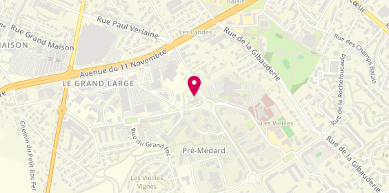 Plan de Korian Agapanthe, 1 Rue Georges Bizet, 86000 Poitiers