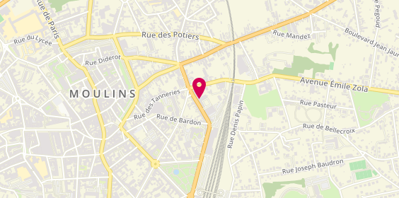 Plan de EHPAD Maison Saint Francois, 34 Rue du Cerf Volant, 03000 Moulins