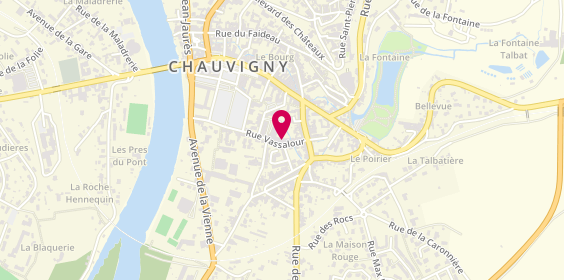 Plan de Emera Ehpad Emeraudes Chauvigny, 9 Rue Vassalour, 86300 Chauvigny