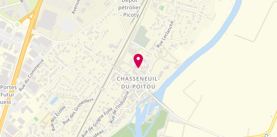 Plan de Korian Clairière Aux Chênes, Place Centre, 86360 Chasseneuil-du-Poitou