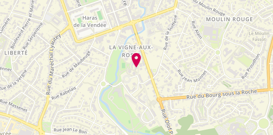 Plan de Ehpad la Vigne Aux Roses, 32 Rue Gabriel Charlopeau, 85000 La Roche-sur-Yon