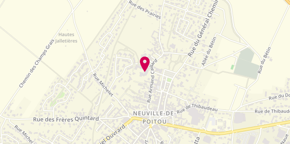 Plan de EHPAD Groupe afp • Arc-en-Ciel, 42 Rue Armand Caillard, 86170 Neuville-de-Poitou