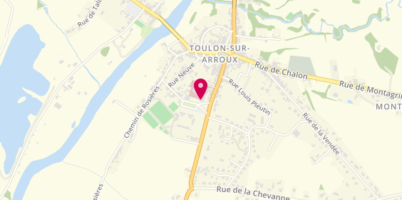 Plan de Ehpad, place Claude Burgat, 71320 Toulon-sur-Arroux
