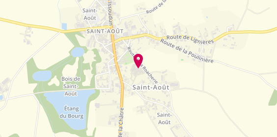 Plan de Marpa Maison d'Accueil et Résidence Pour l'Autonomie, 6 Route de la Roacherie, 36120 Saint-Août