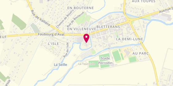Plan de Foyer Logement Les Pâquerettes, 2 Faubourg d'Aval, 39140 Bletterans