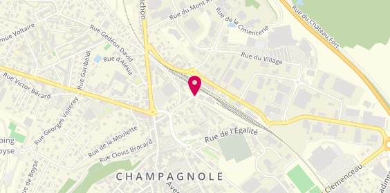 Plan de Residence Mont Rivel, 135 Rue Gare, 39300 Champagnole