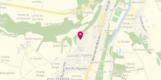 Plan de Ehpad Residence de la Valette, 30 Route du Puy Terrier, 79600 Saint-Loup-Lamairé