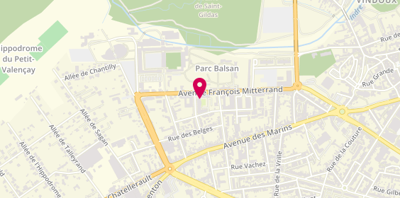 Plan de Le Parc Balsan, 63 avenue François Mitterrand, 36000 Châteauroux